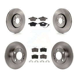 Front Rear Disc Brake Rotors And Ceramic Pads Kit For Volkswagen Beetle