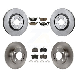 Front Rear Disc Brake Rotors And Ceramic Pads Kit For Volkswagen Beetle