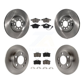 [Front+Rear] 2000-2006 Audi TT Premium OE Brake Rotors & Ceramic Pads Kit For Max Braking