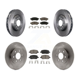 Front Rear Brake Rotors & Ceramic Pad Kit For Chevrolet Uplander Pontiac Montana