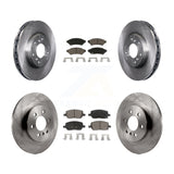 Front Rear Disc Brake Rotor Ceramic Pad Kit For Chevrolet Uplander Buick Terraza