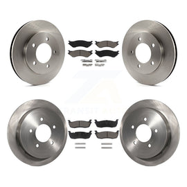 Front Rear Brake Rotor Ceramic Pad Kit For Ford Expedition Lincoln Navigator 4WD