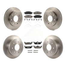 Load image into Gallery viewer, [Front+Rear] 2009 Ford F-150 With 7 Lug Wheels Premium OE Brake Rotors &amp; Ceramic Pads Kit For Max Braking