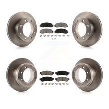 Load image into Gallery viewer, Front Rear Disc Brake Rotors And Ceramic Pad Kit For Ford F-350 Super Duty F-450