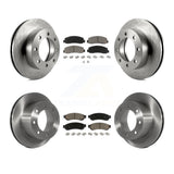 [Front+Rear] 2008-2009 Ford F-250 Super Duty 4WD Premium OE Brake Rotors & Ceramic Pads Kit For Max Braking