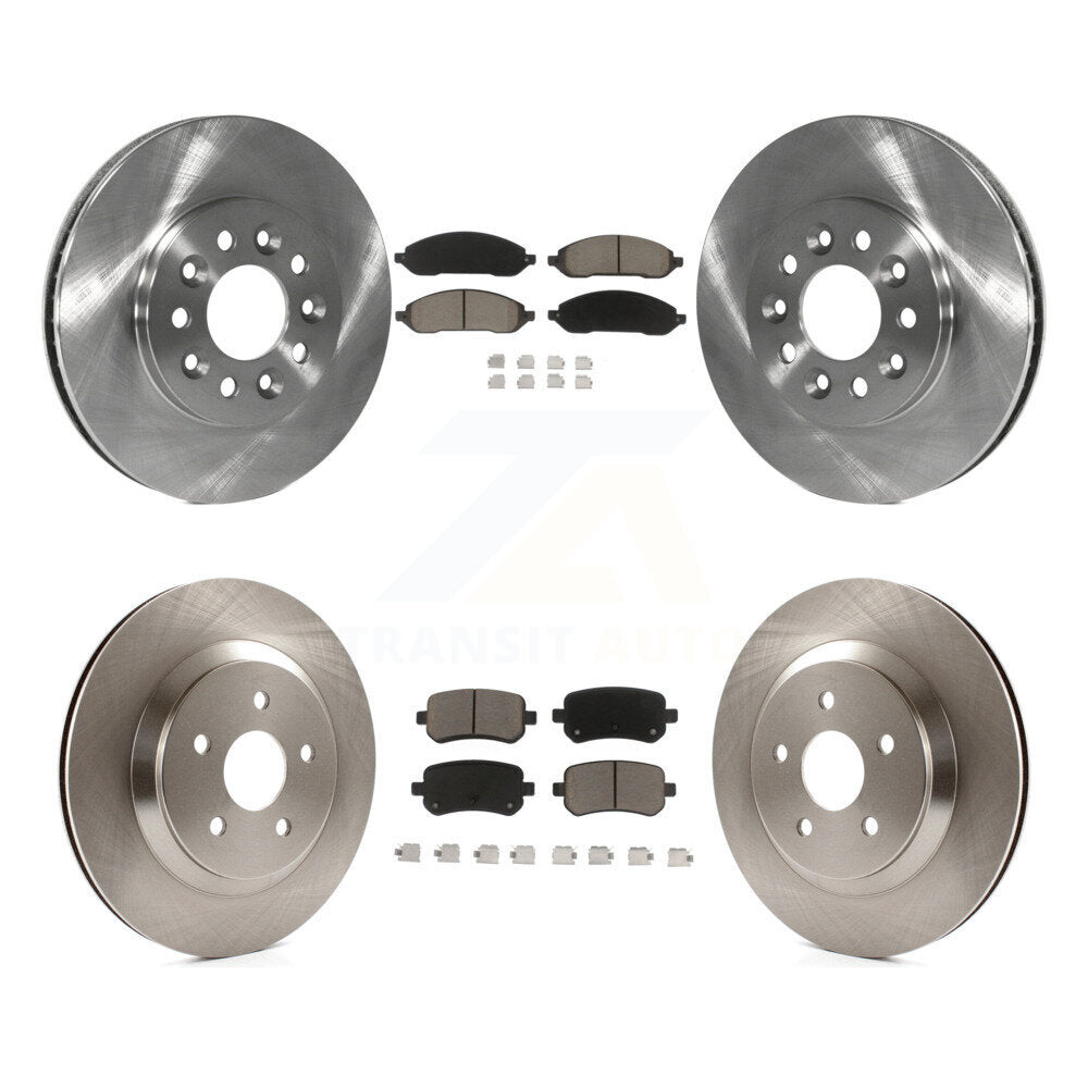 Front Rear Disc Brake Rotor & Ceramic Pad Kit For Ford Freestar Mercury Monterey
