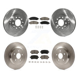 Front Rear Disc Brake Rotor & Ceramic Pad Kit For Ford Freestar Mercury Monterey