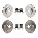 Front Rear Disc Brake Rotors And Ceramic Pads Kit For Subaru Crosstrek Impreza