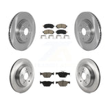 Front Rear Disc Brake Rotors And Ceramic Pads Kit For Subaru Forester