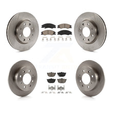 Charger l'image dans la galerie, Front Rear Disc Brake Rotors And Ceramic Pads Kit For Kia Spectra Spectra5