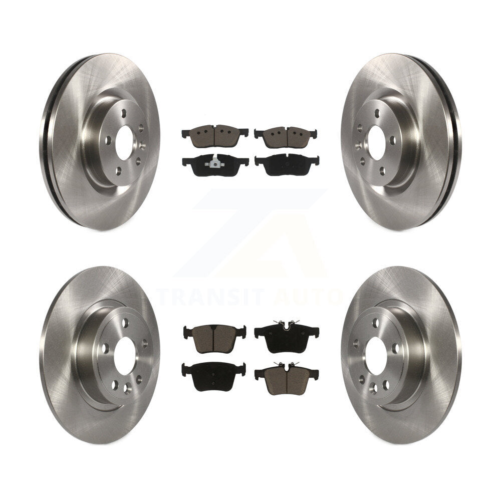 Front Rear Brake Rotor And Ceramic Pad Kit For Land Rover Discovery Sport Jaguar