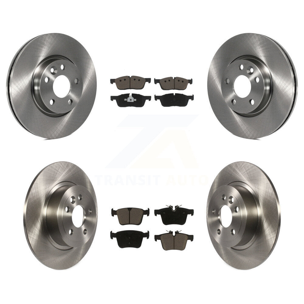 Front Rear Disc Brake Rotors And Ceramic Pads Kit For Land Rover Range Evoque