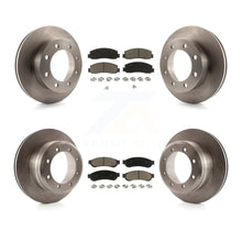 Charger l'image dans la galerie, [Front+Rear] 2012 Ford F-350 Super Duty 4WD Premium OE Brake Rotors &amp; Ceramic Pads Kit For Max Braking
