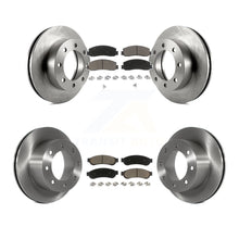 Load image into Gallery viewer, Front Rear Disc Brake Rotors Ceramic Pad Kit For Ford F-250 Super Duty F-350 4WD