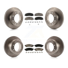 Charger l'image dans la galerie, [Front+Rear] 2011 Ford F-350 Super Duty 4WD Premium OE Brake Rotors &amp; Ceramic Pads Kit For Max Braking