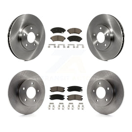 Front Rear Brake Rotors & Ceramic Pad Kit For Cadillac DeVille Buick Park Avenue