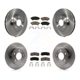Front Rear Brake Rotors & Ceramic Pad Kit For Cadillac DeVille Buick Park Avenue