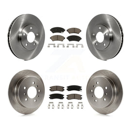 Front Rear Brake Rotor Ceramic Pad Kit For Chevrolet Impala Monte Carlo Intrigue