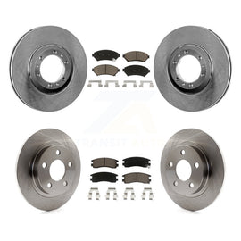 Front Rear Disc Brake Rotor Ceramic Pad Kit For Buick LeSabre Pontiac Bonneville