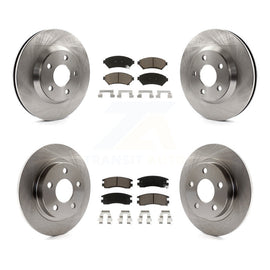 Front Rear Brake Rotor Ceramic Pad Kit For Buick LeSabre Pontiac Bonneville Park