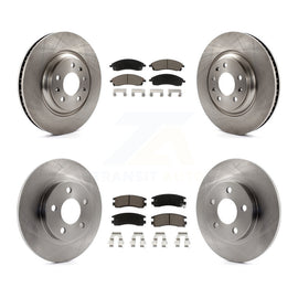 [Front+Rear] 2004 Pontiac Bonneville GXP Premium OE Brake Rotors & Ceramic Pads Kit For Max Braking