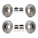 [Front+Rear] 2004 Pontiac Bonneville GXP Premium OE Brake Rotors & Ceramic Pads Kit For Max Braking