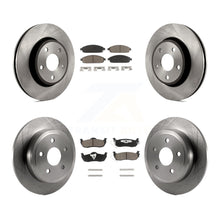 Charger l'image dans la galerie, Front Rear Disc Brake Rotors &amp; Ceramic Pad Kit For Jeep Grand Cherokee Commander