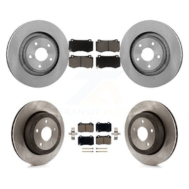 [Front+Rear] 2006-2010 Jeep Grand Cherokee SRT8 Premium OE Brake Rotors & Ceramic Pads Kit For Max Braking