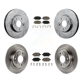 Front Rear Brake Rotors Ceramic Pad Kit For Chevrolet Equinox Malibu GMC Terrain