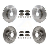Front Rear Brake Rotor & Ceramic Pad Kit For Chevrolet Equinox GMC Terrain Buick