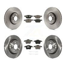 Charger l&#39;image dans la galerie, Front Rear Brake Rotors Ceramic Pad Kit For Volvo XC90 With 328mm Diameter Rotor