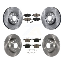 Load image into Gallery viewer, Front Rear Brake Rotor And Ceramic Pad Kit For Audi A3 Quattro Volkswagen e-Golf