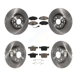 Front Rear Disc Brake Rotor Ceramic Pad Kit For Audi A3 Quattro Sportback e-tron