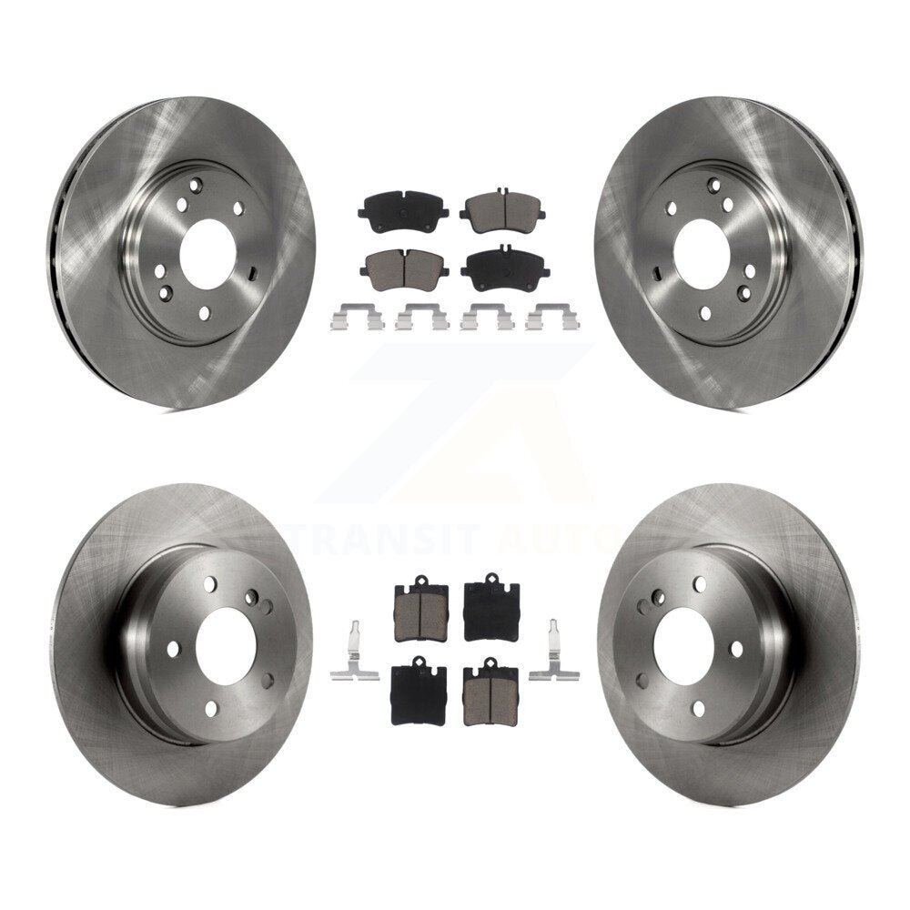 Front Rear Brake Rotor & Ceramic Pad Kit For Mercedes-Benz C240 CLK350 C320 C280