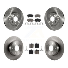 Charger l'image dans la galerie, Front Rear Brake Rotor &amp; Ceramic Pad Kit For Mercedes-Benz C240 CLK350 C320 C280