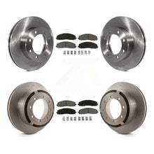 Charger l'image dans la galerie, Front Rear Brake Rotor And Ceramic Pad Kit For Ford F-250 Super Duty F-350 F-450