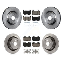 Load image into Gallery viewer, Front Rear Disc Brake Rotor &amp; Ceramic Pad Kit For INFINITI G37 Nissan 370Z Q60 Z