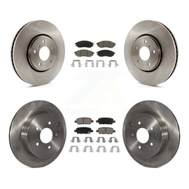 Front Rear Disc Brake Rotor And Ceramic Pad Kit For INFINITI FX35 FX37 QX70 FX45