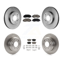 Charger l'image dans la galerie, Front Rear Brake Rotor &amp; Ceramic Pad Kit For Acura Honda Odyssey Legend RL Isuzu