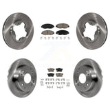 Front Rear Disc Brake Rotors And Ceramic Pads Kit For Honda Accord Acura CL
