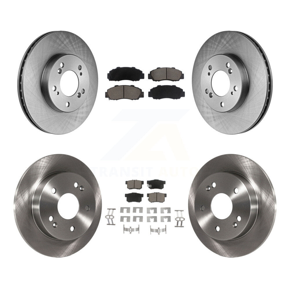 [Front+Rear] 1997-2001 Honda Prelude Premium OE Brake Kit & Ceramic Pads For Max Braking