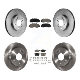 [Front+Rear] 1997-2001 Honda Prelude Premium OE Brake Rotors & Ceramic Pads Kit For Max Braking