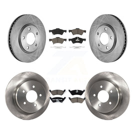Front Rear Brake Rotor & Ceramic Pad Kit For Dodge Grand Caravan Chrysler Town