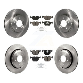 Front Rear Disc Brake Rotors And Ceramic Pads Kit For BMW 330Ci 330i 330xi