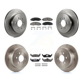 [Front+Rear] 2003-2004 Dodge Dakota Premium OE Brake Rotors & Ceramic Pads Kit For Max Braking