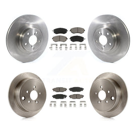Front Rear Disc Brake Rotors Ceramic Pad Kit For Subaru Impreza Outback Forester