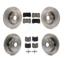 Load image into Gallery viewer, Front Rear Disc Brake Rotors And Ceramic Pads Kit For Subaru Impreza WRX STI