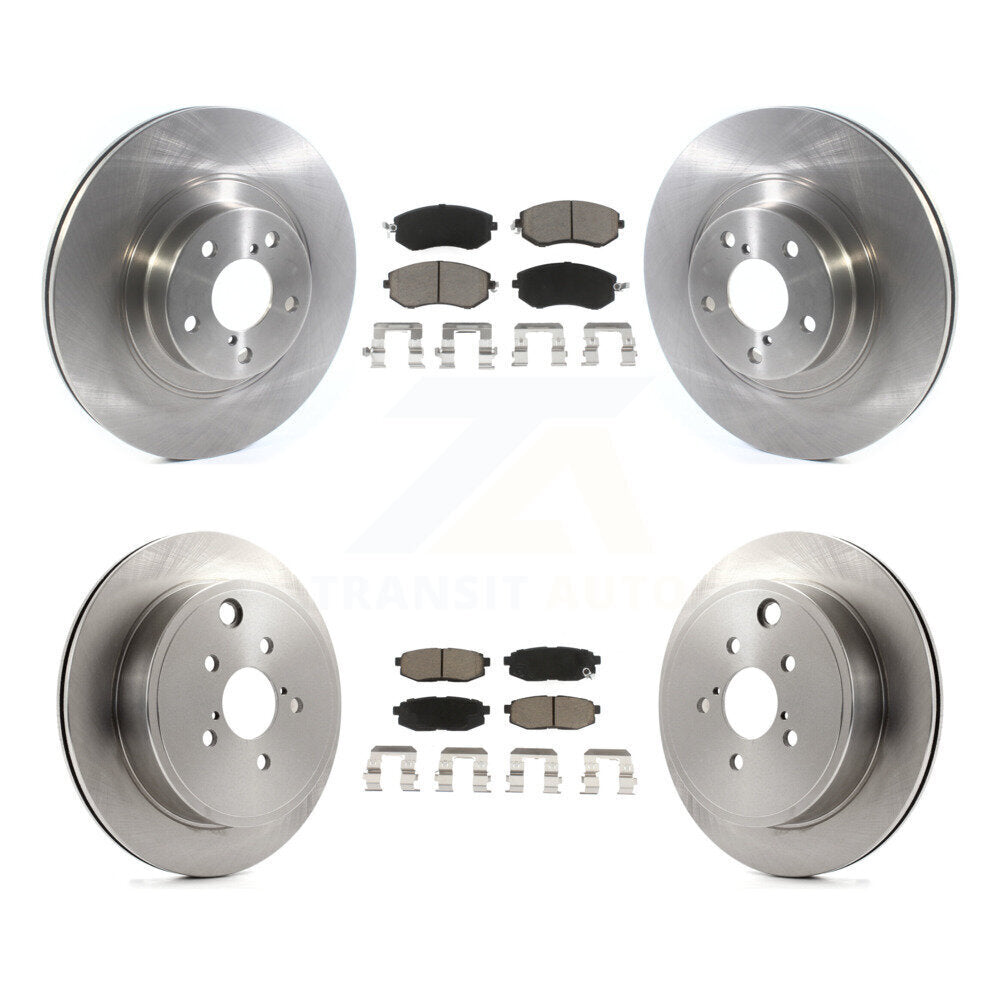 Front Rear Disc Brake Rotors And Ceramic Pads Kit For Toyota 86 Subaru BRZ