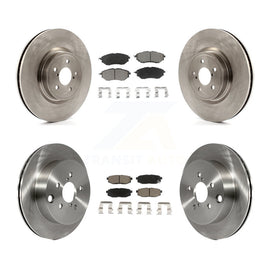 [Front+Rear] 2014-2018 Subaru Forester 2.0L Premium OE Brake Rotors & Ceramic Pads Kit For Max Braking