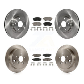 Front Rear Disc Brake Rotors And Ceramic Pads Kit For Subaru Impreza
